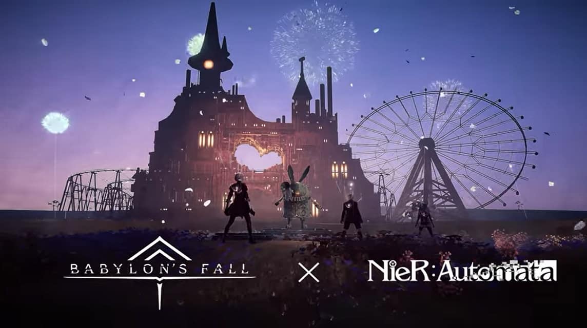 nier automata 与 babylon's fall 合作