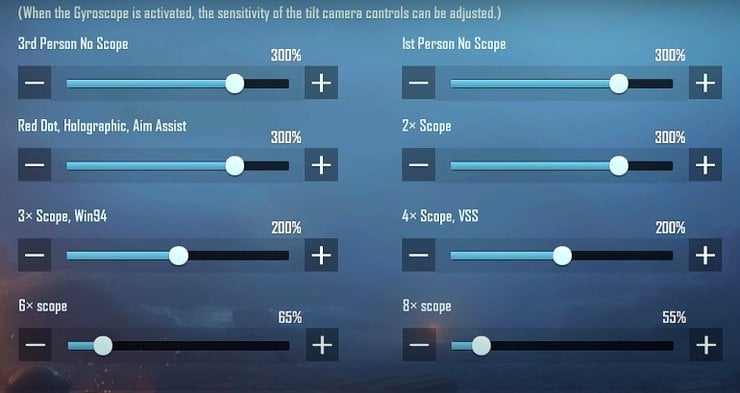 PUBG sensitivity