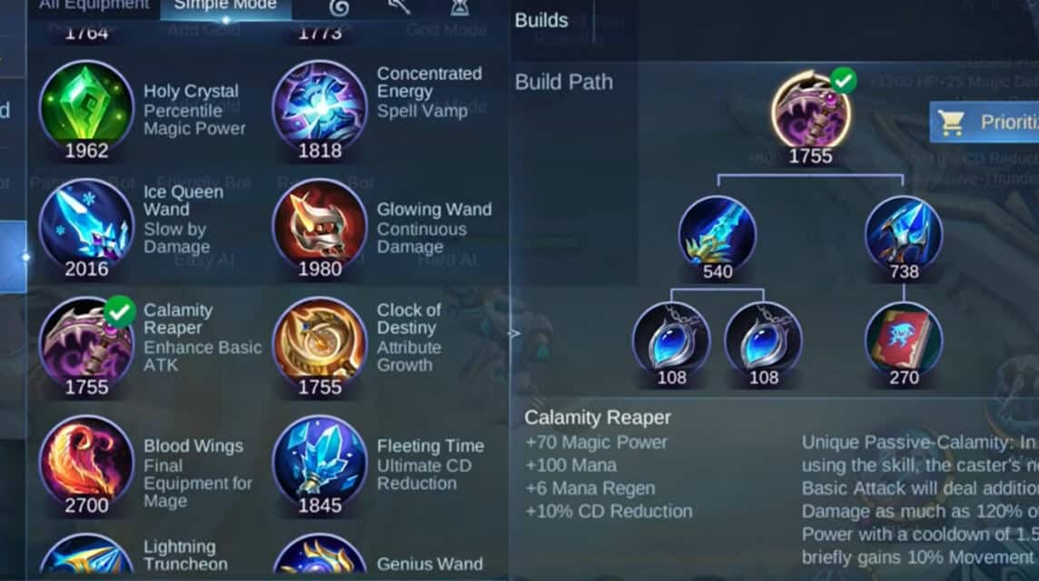 Hero Mage Items