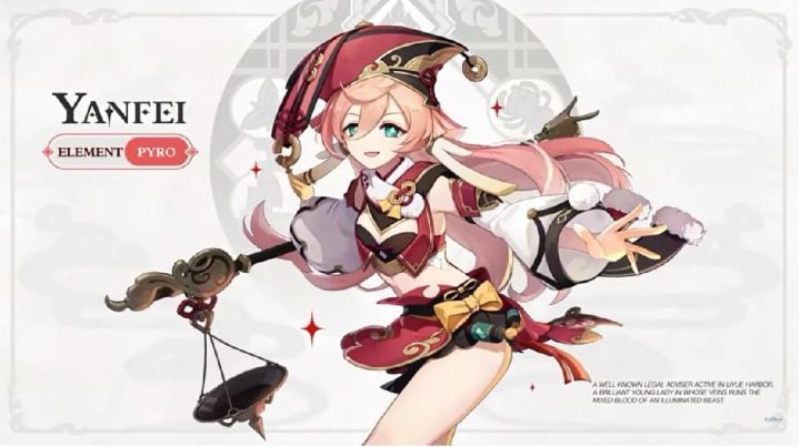 Yanfei Genshin Impact 2022年のベストDPSビルドの推奨事項