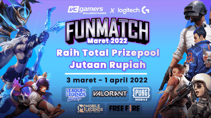 Sofort anmelden! Hier ist der VCGamers Fun Match X Logitech G-Spielplan für März 2022