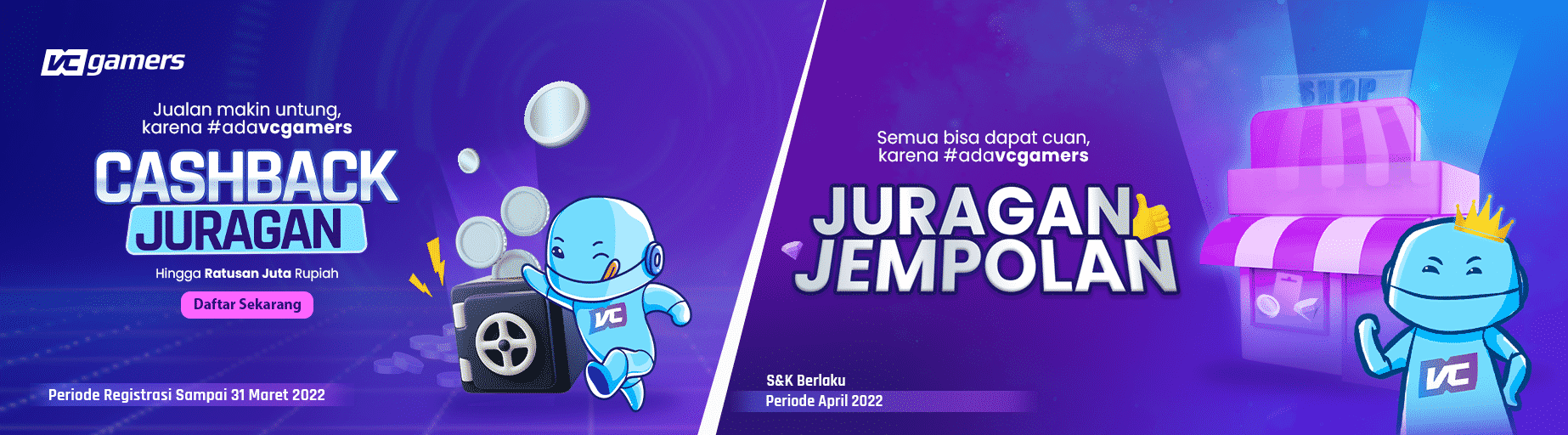 Juragan Jempolan & Cashback Juragan Banner