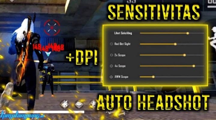 Rekomendasi Settingan Sensitivitas FF Auto Headshot 2024