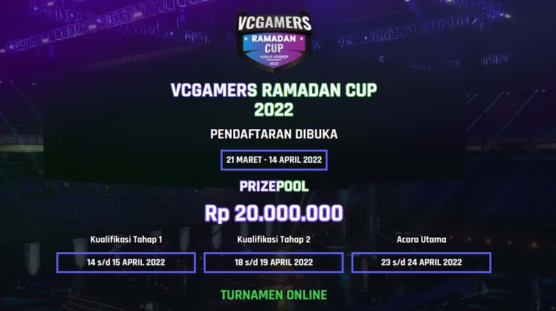 VCGamers モバイル レジェンド トーナメント