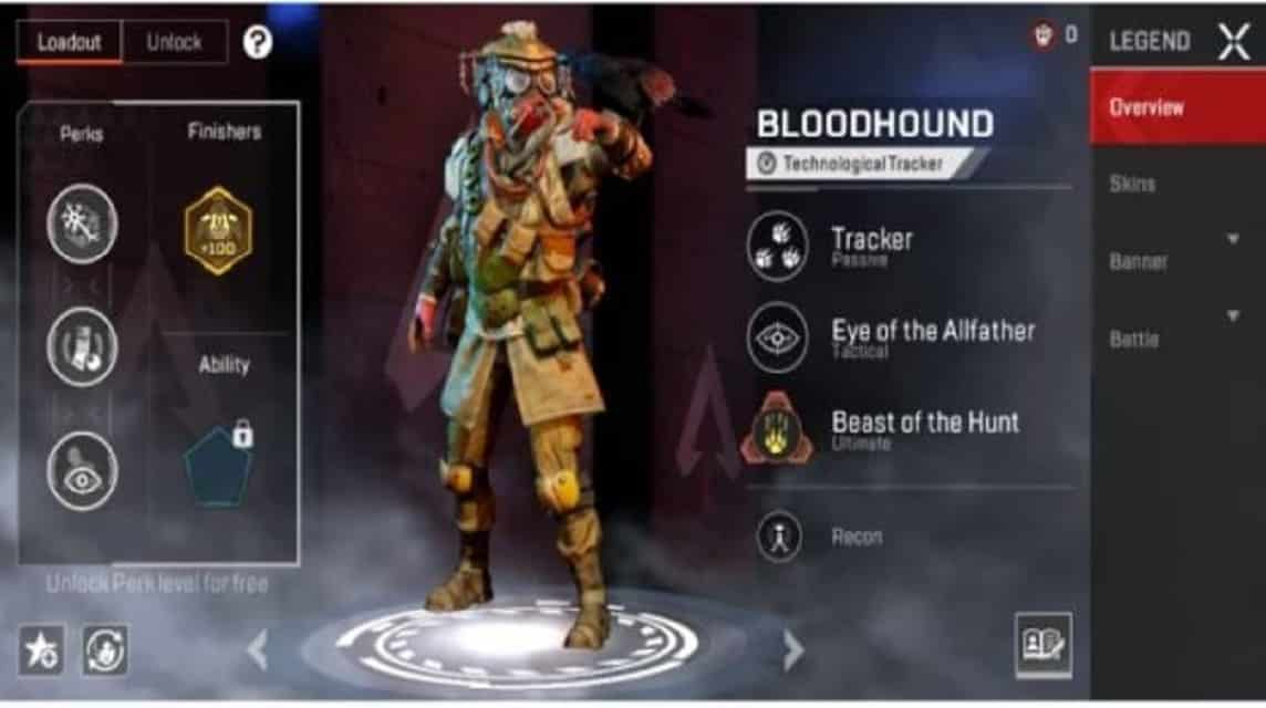 Fähigkeit Bloodhound Apex Mobile