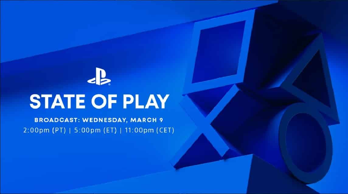 Playstation State of Play 2022 年 3 月