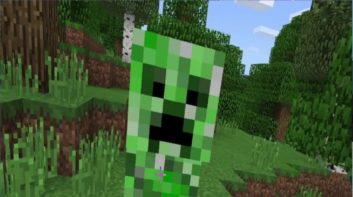 game dengan glitch menjadi fitur creep minecraft