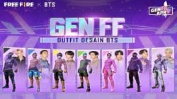 Begini Tampilan Desain FF x BTS, Ada Skin Spesialnya Juga Loh