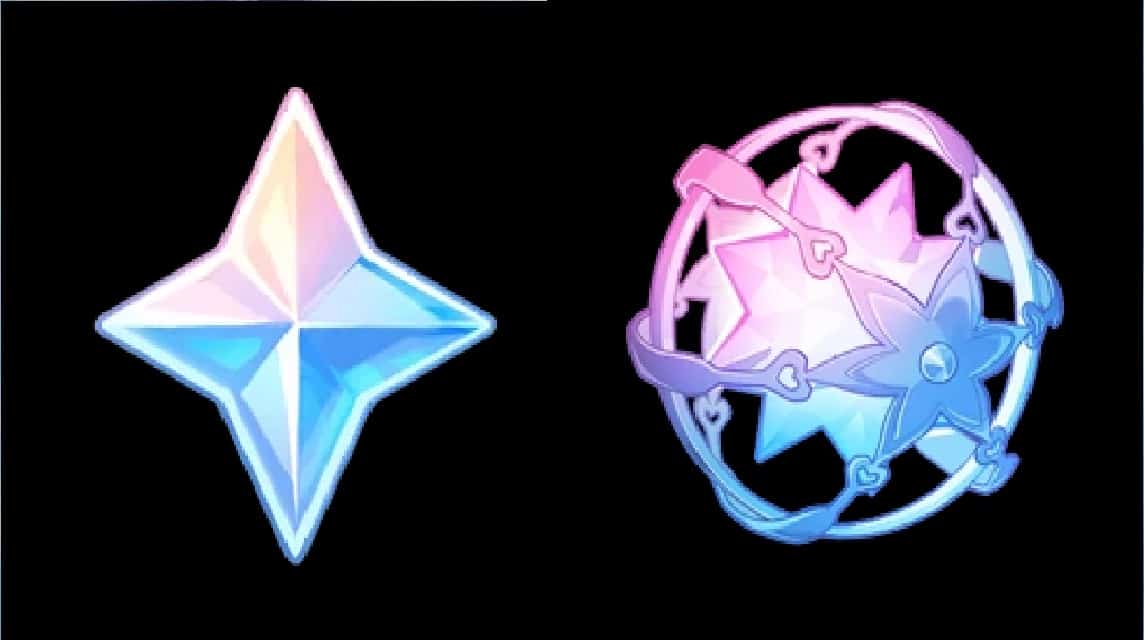 gacha genshin impact primogems and 뒤얽힌 운명