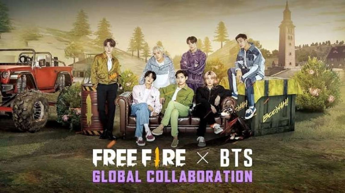 free fire advance server bts collaboration event