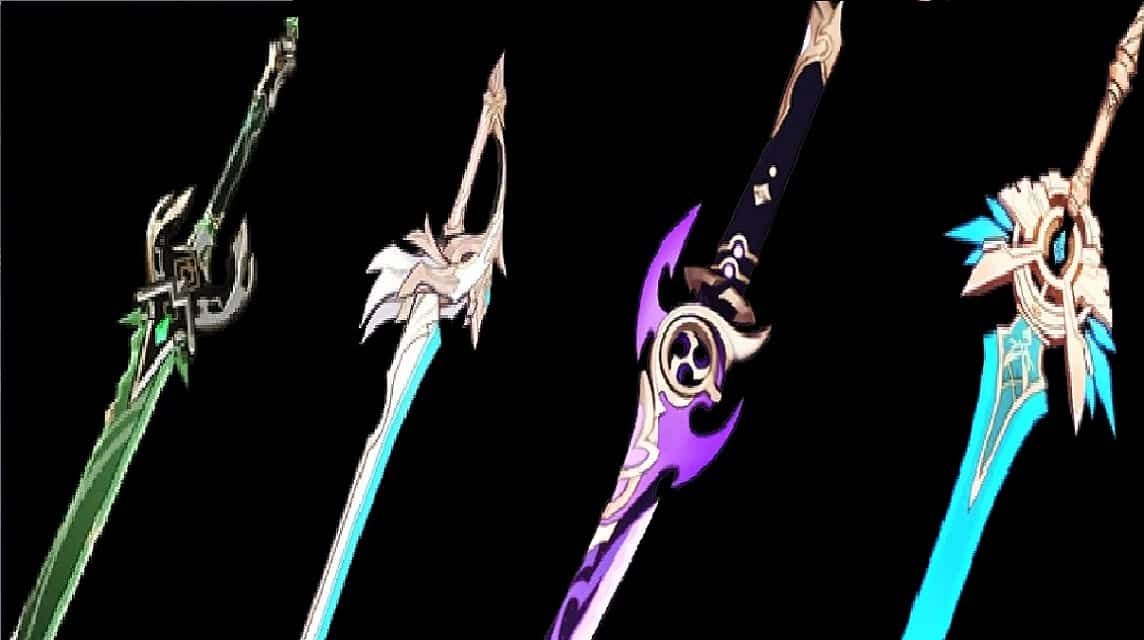 senjata genshin impact bintang 5 sword