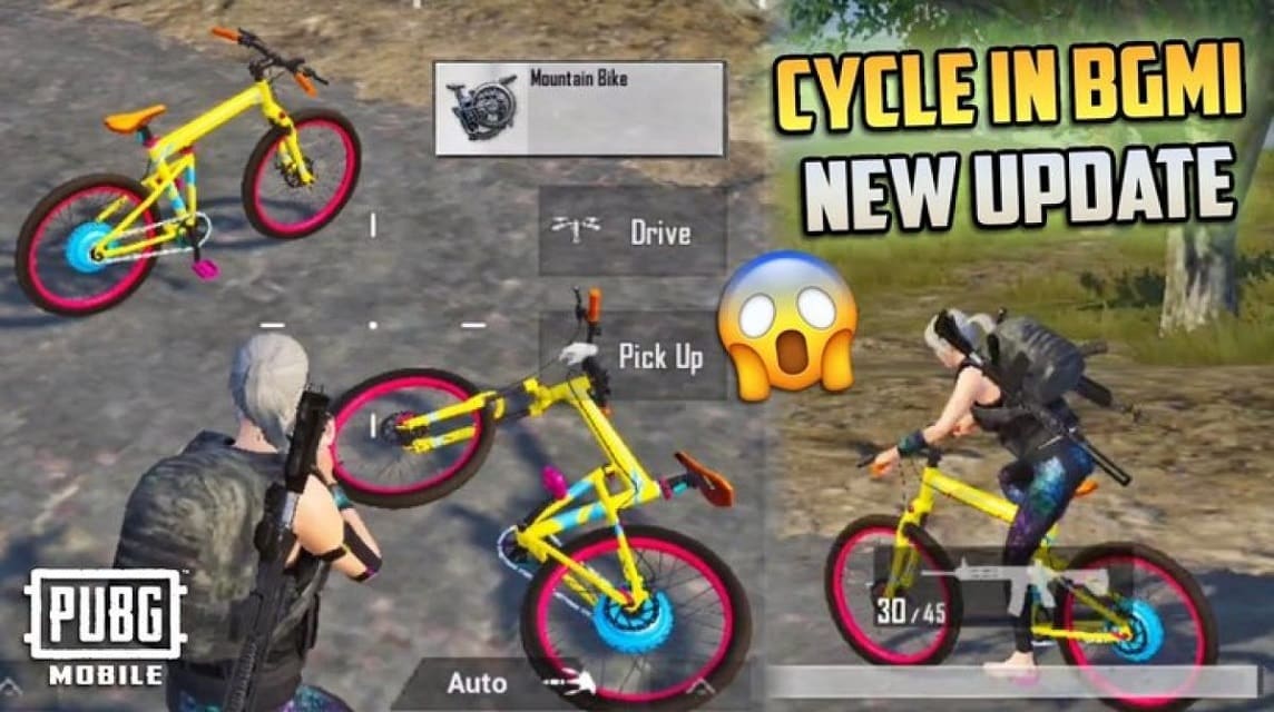 PUBG Mobiles Fahrrad