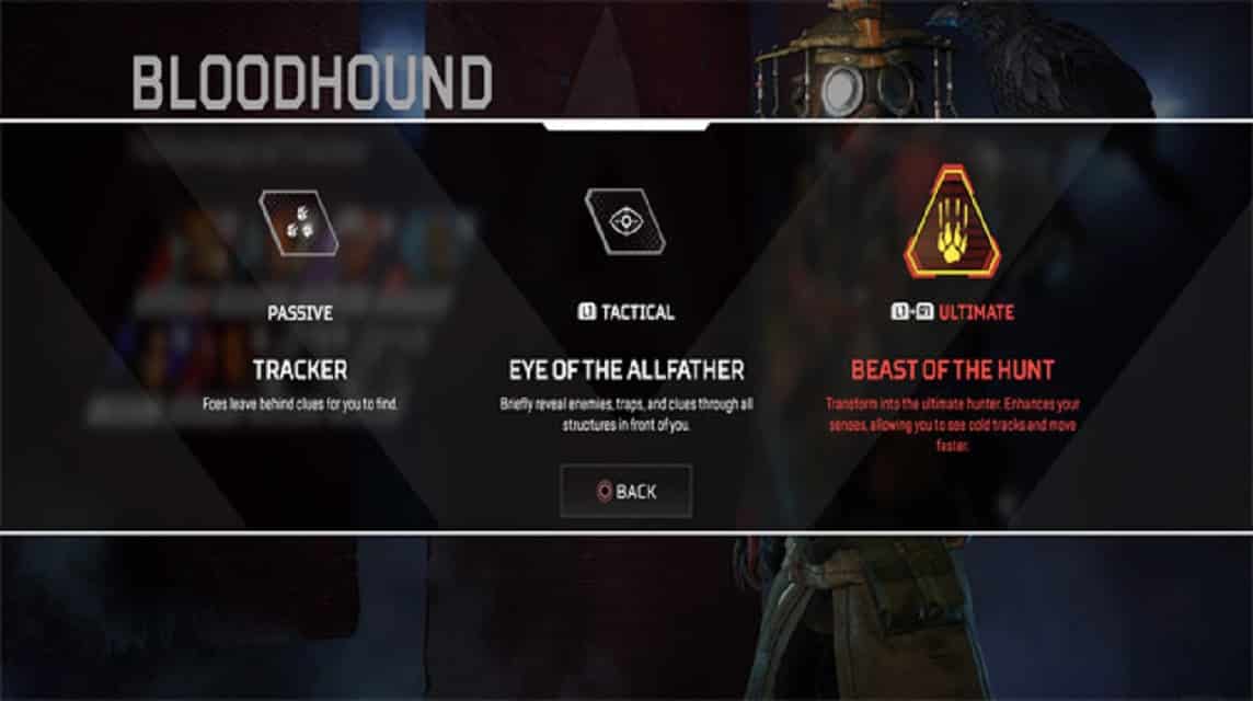 技能 Bloodhound Apex Mobile