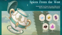 Spices Guide From the West Genshin Impact, Get 420 Primogems!