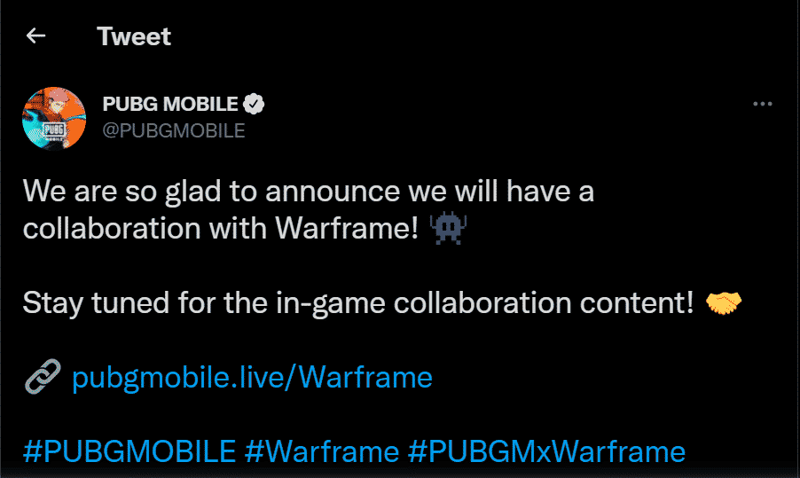 PUBG X Warframe