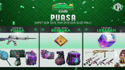 Free Fire Event Ramadhan 2022: Skin Pet Falcon and Emerald Basher