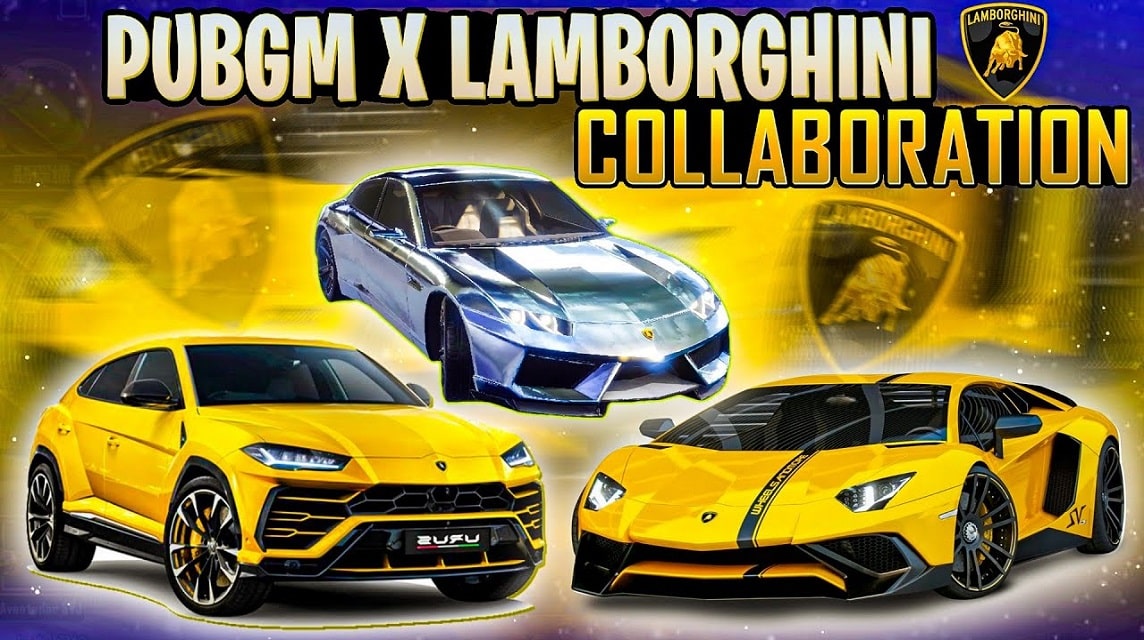 PUBG Lamborghini skins