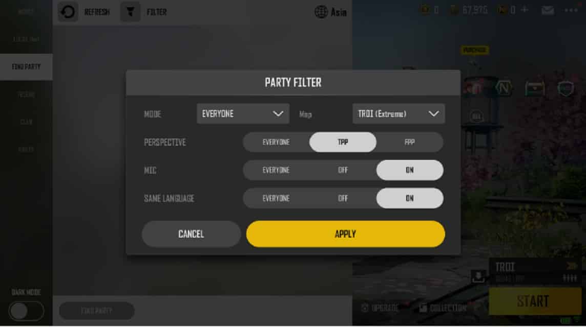 update patch 0.9.30 new state party filter