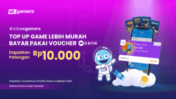 Murah Meriah! Beli Voucher VCGamers di DANA Deals Diskon 50%