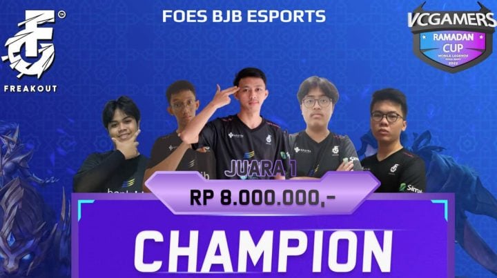 FOES BJB Hirosah が VCGamers Ramadan Cup 2022 のチャンピオンになる: MLBB