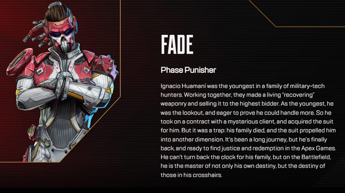 Fade Apex Legends