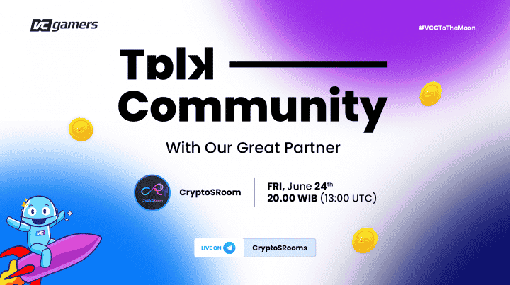Vollständig geschälte Fragen $VCG, VCGamers x CryptoSRoom hält die Talk-Community