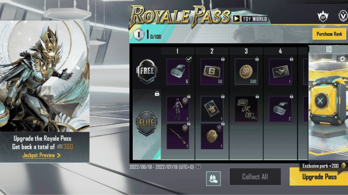 PUBGモバイル ロイヤルパス