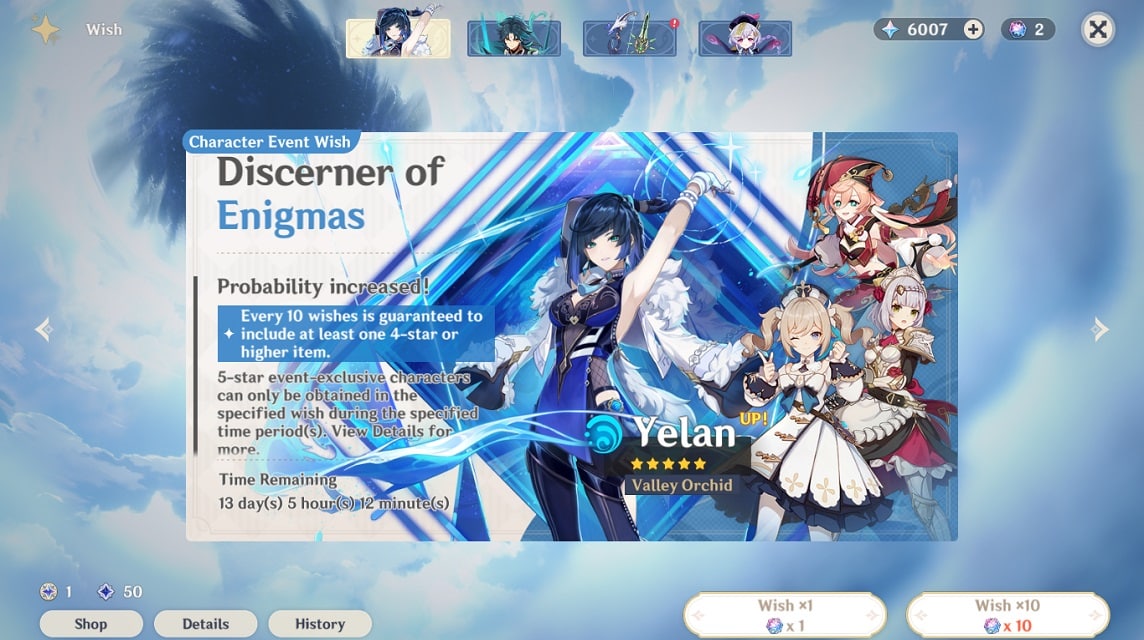 tips gacha yelan banner yelan genshin impact