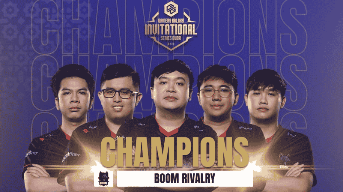 BOOM Esport GAMERS GALAXY Champions