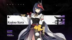Build Kujou Sara Genshin Impact, Buffer OP Pesaing Bennett!