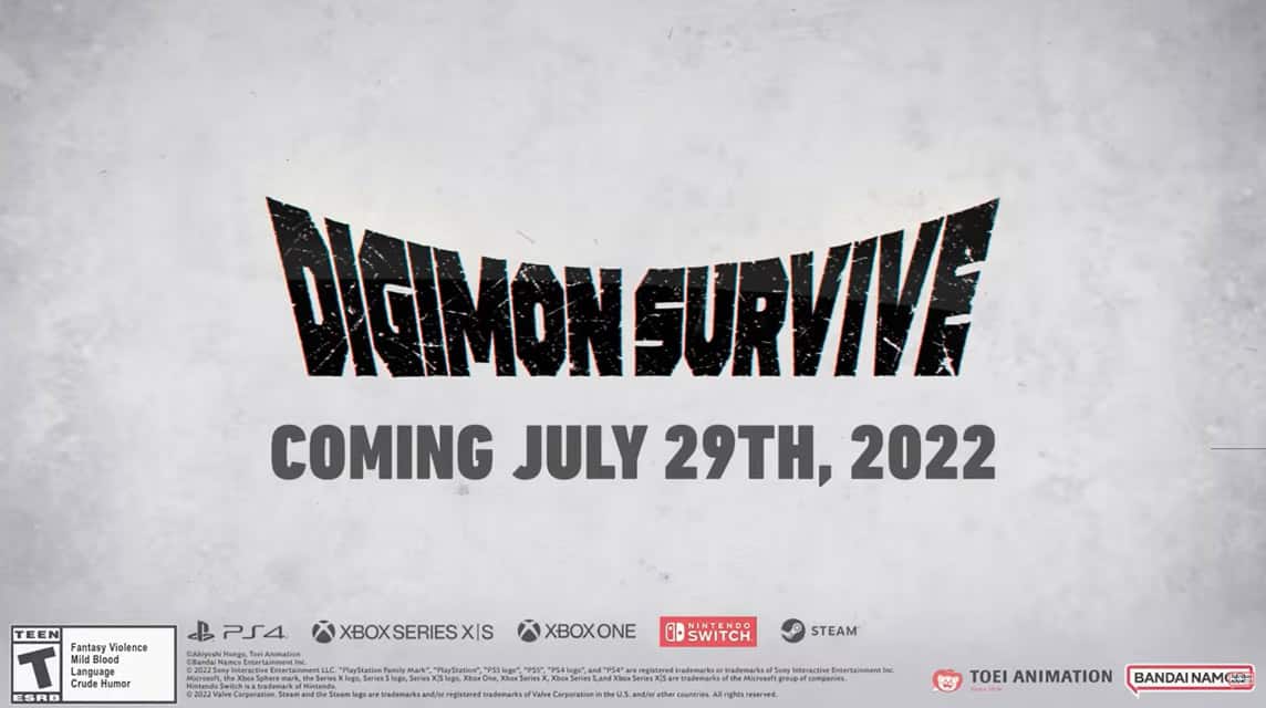 Erscheinungsdatum von Digimon Survive