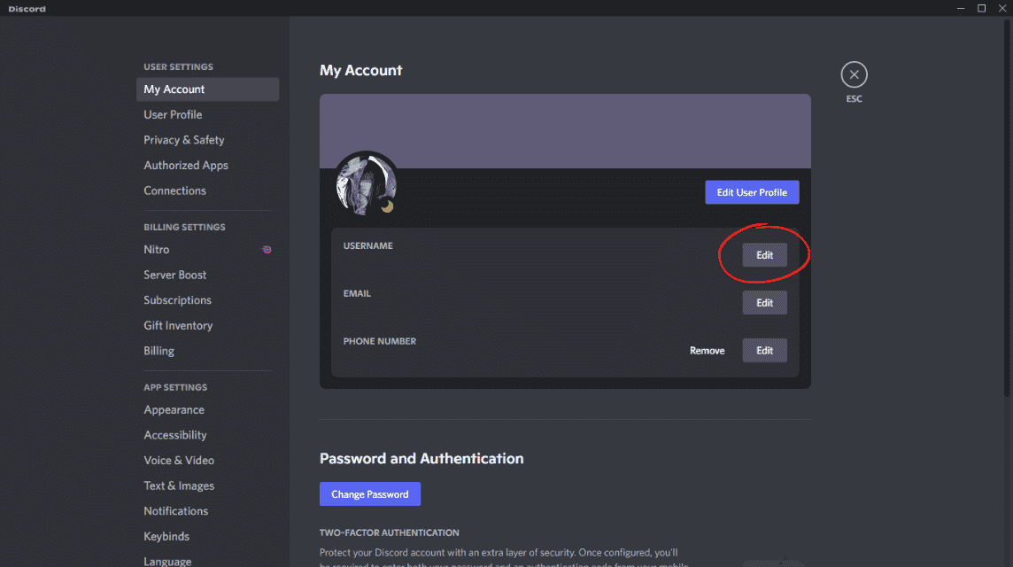 如何更改 Discord 的名称