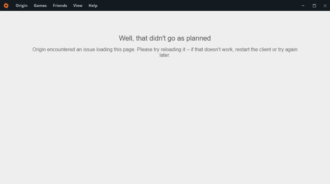 Origin Platform Blocked