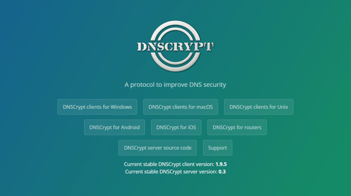 DNSCrypt スチームのブロックを解除