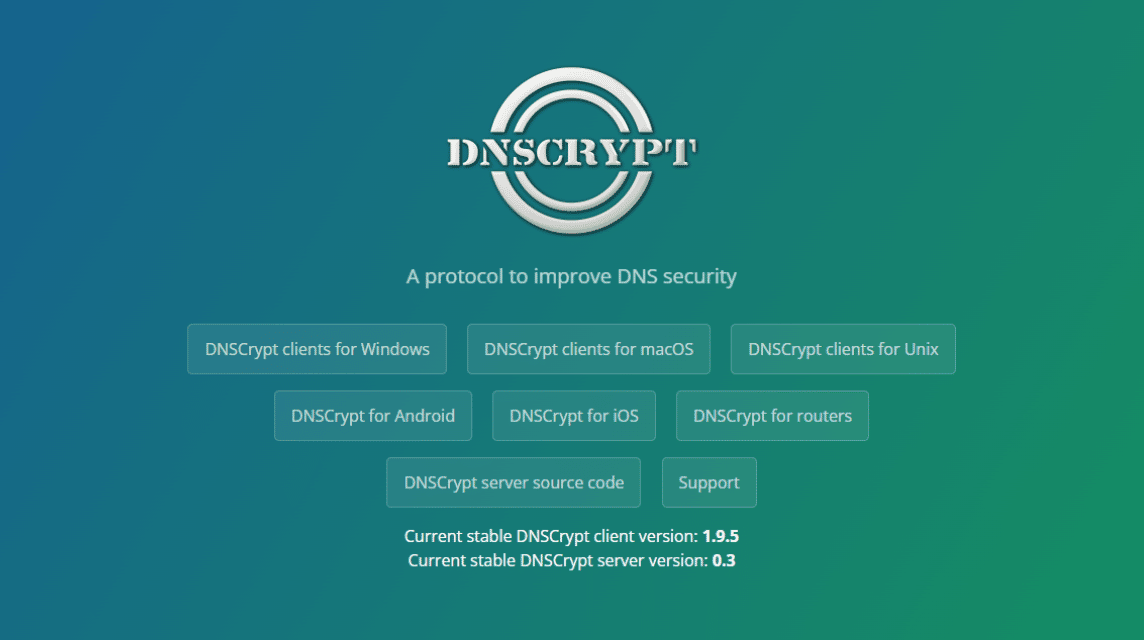 DNSCrypt 스팀 차단 해제