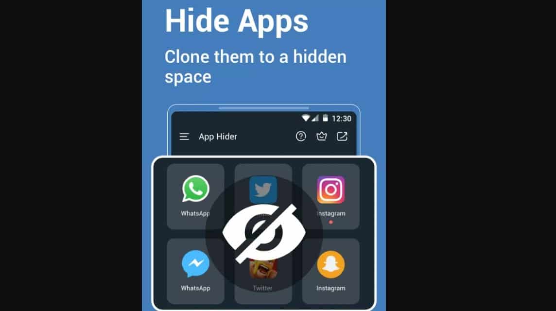 how to hide apps