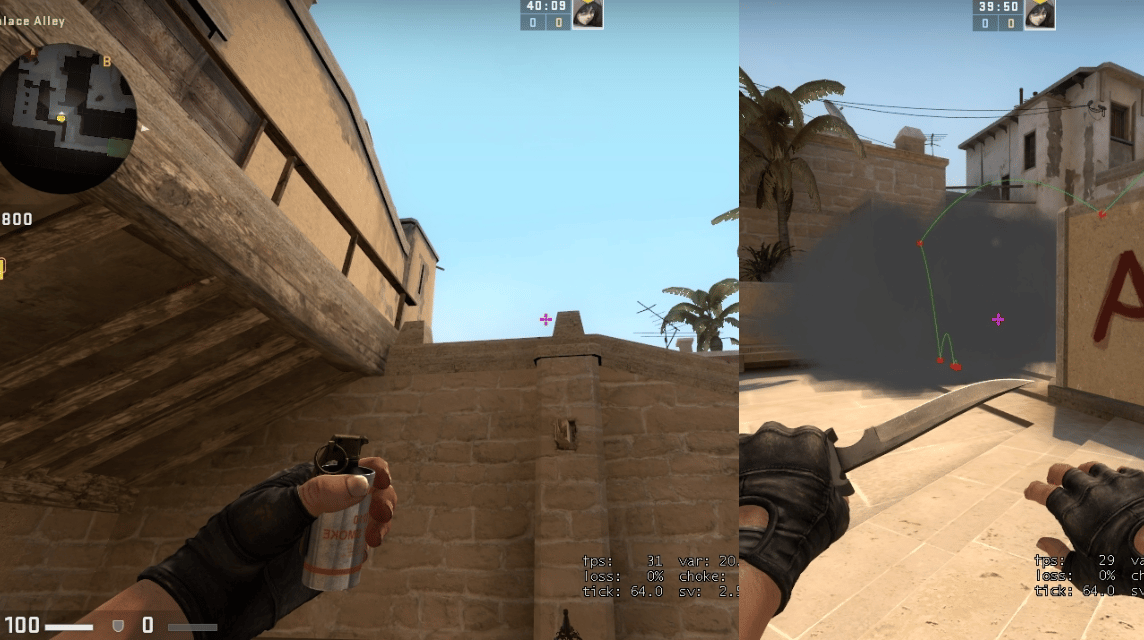 How to Smoke Jungle Map Mirage CSGO