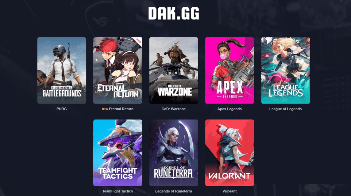 英勇追踪者 Dak.gg