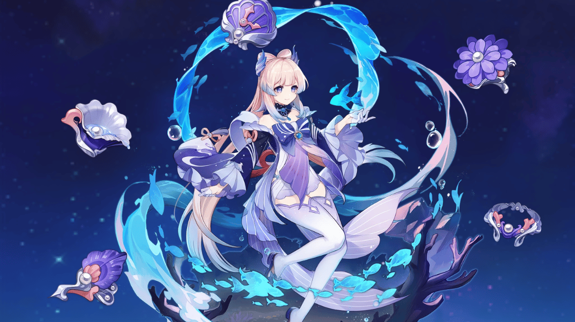 a suitable character using the ocean-hued clam genshin impact