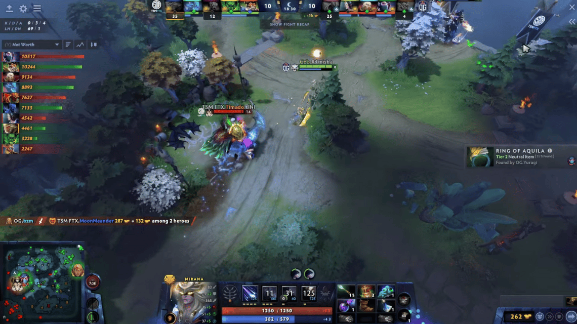 Mirana Dota 2 Mid Game 구축