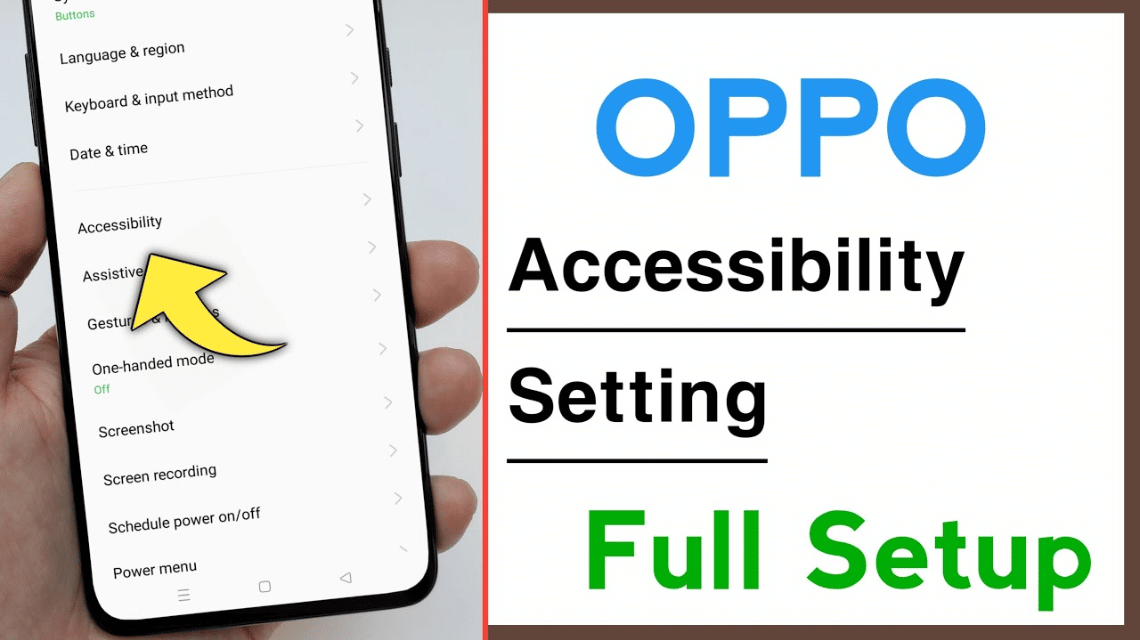 So starten Sie HP OPPO Accessibility neu