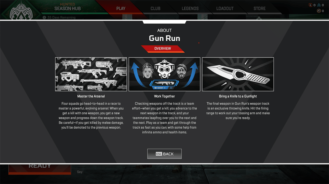 新模式 Gun Run Apex Legends