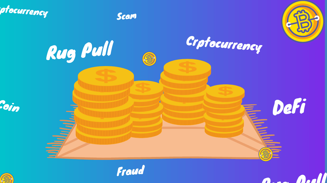 Rug Pull은 유형 정의 Cryptocurrency 사기입니다.