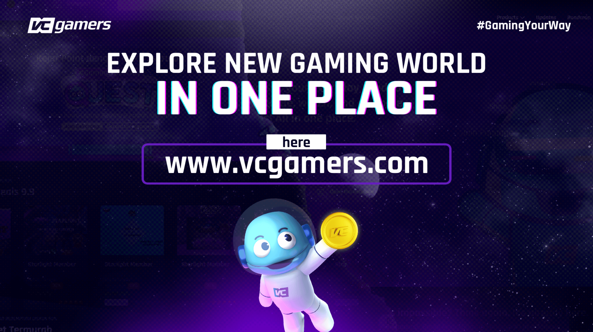VCGamers Neue Homepage