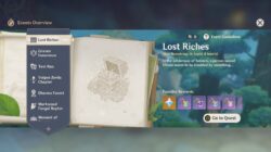 Lost Riches Genshin Impact 3.0: Spielanleitung, Belohnungen und Standorte