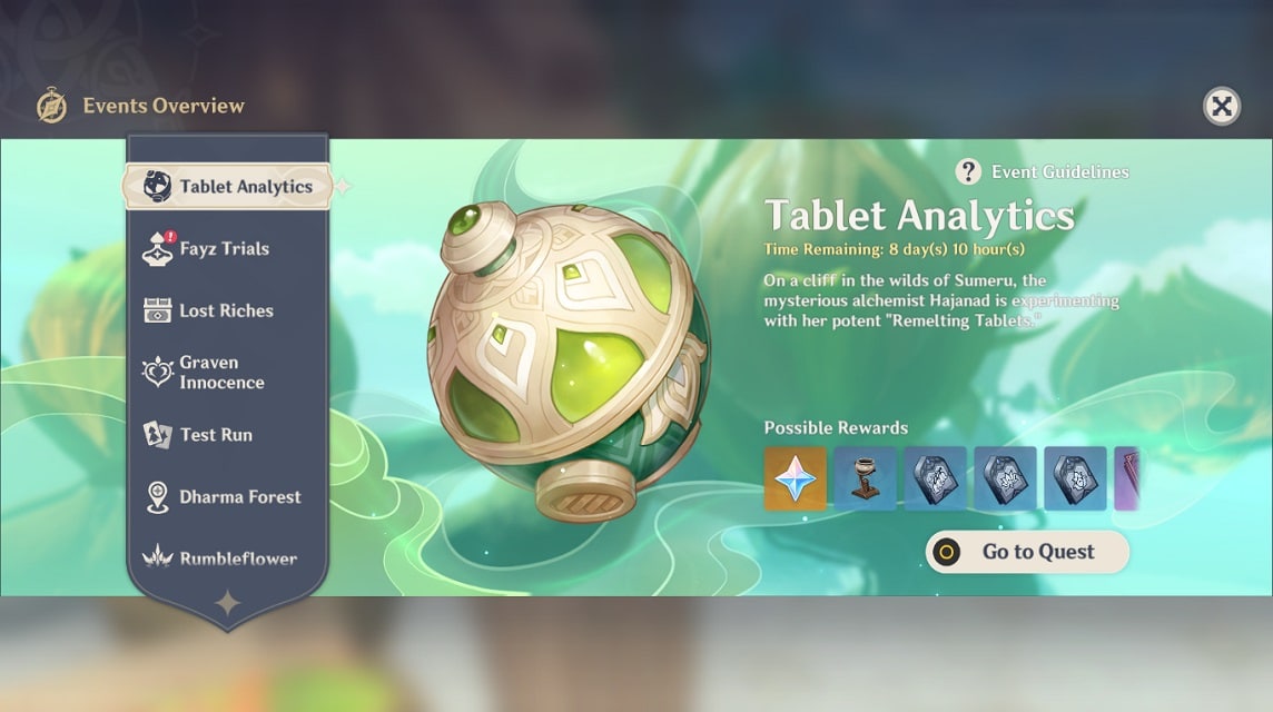 genshin impact tablet analytics