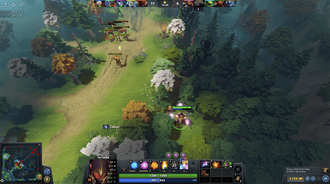 Build Items und Skill Invoker Dota 2