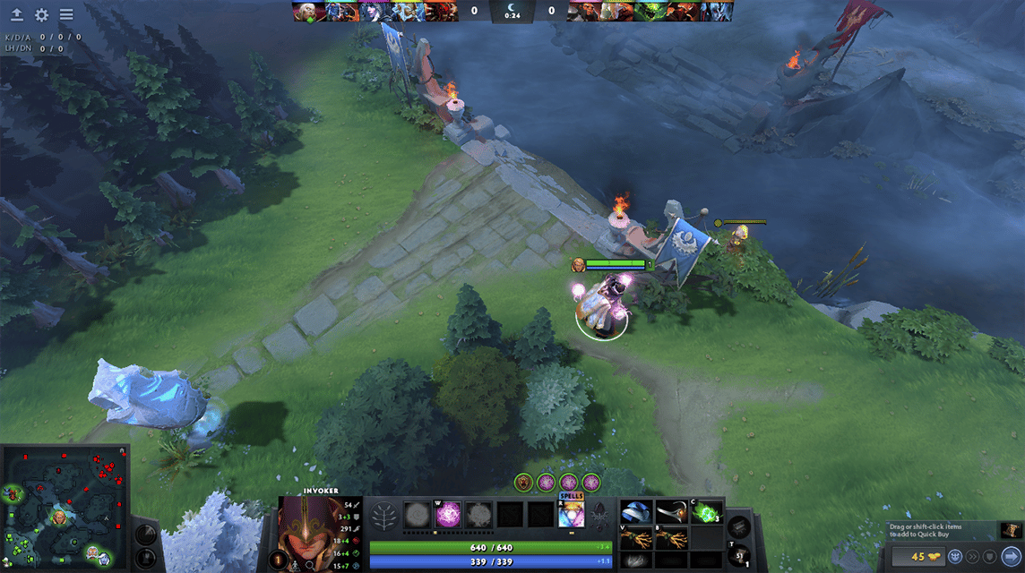 Build Item dan Skill Invoker Dota 2