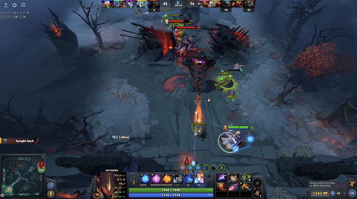 Build Item dan Skill Invoker Dota 2