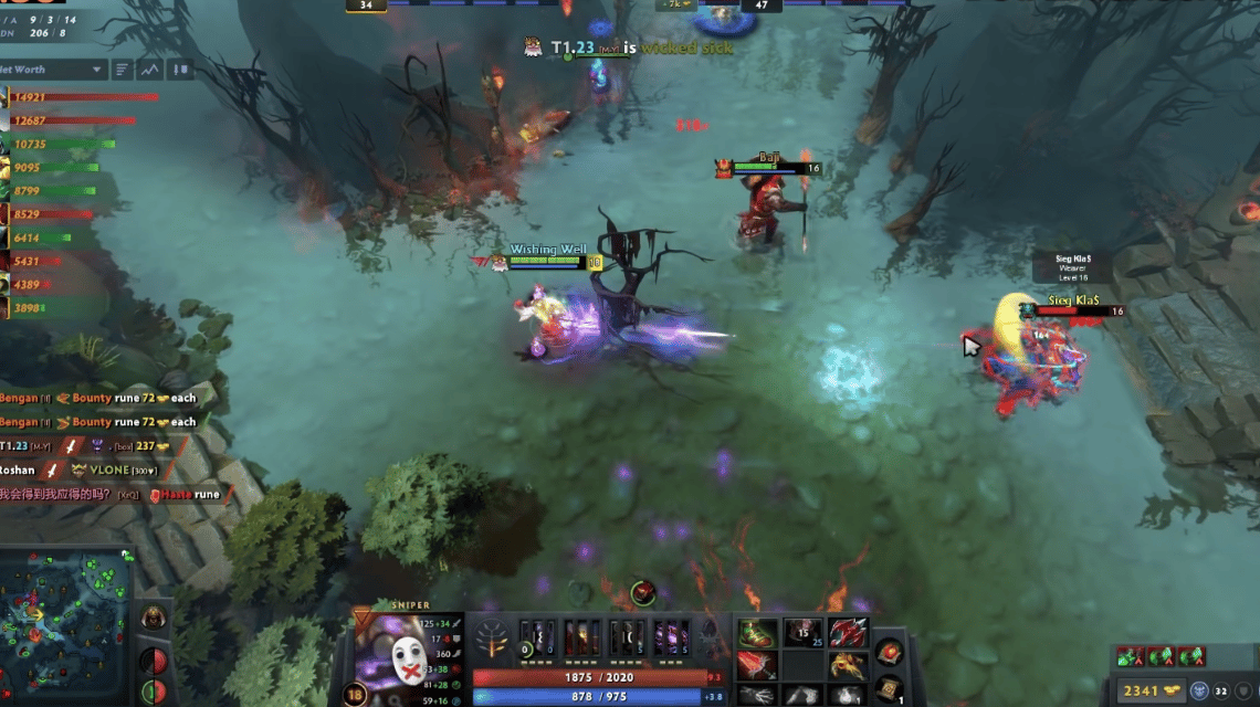 Build Late Game Sniper Dota 2